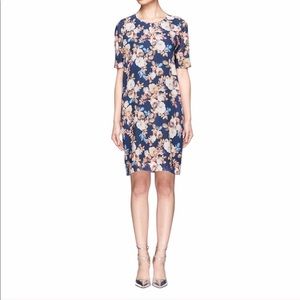 J. Crew Silk Dress in Antique Floral
